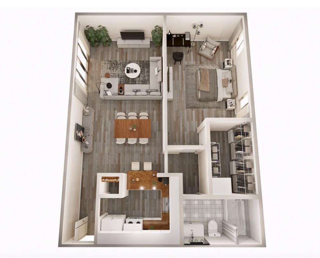 the ridge 1.1 fp - 1 Bed 1 Bath