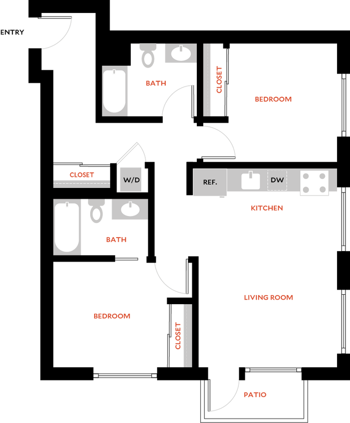 Floor Plan - Plan 2E