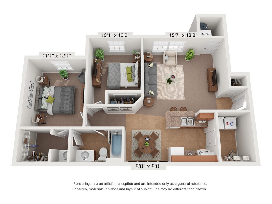 Floor Plan - Birch *Newly Renovated
