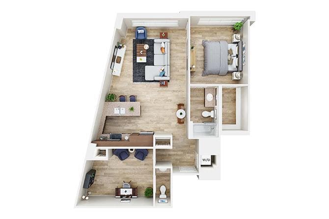 Floor Plan - A25 with Den