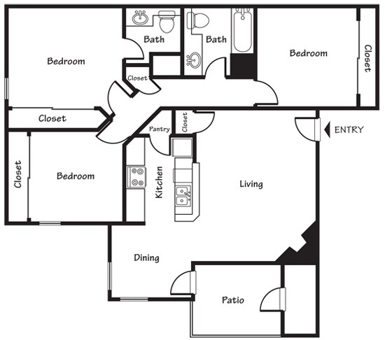 3BD/2BA - C1