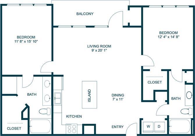 Floor Plan - B2 Renovated
