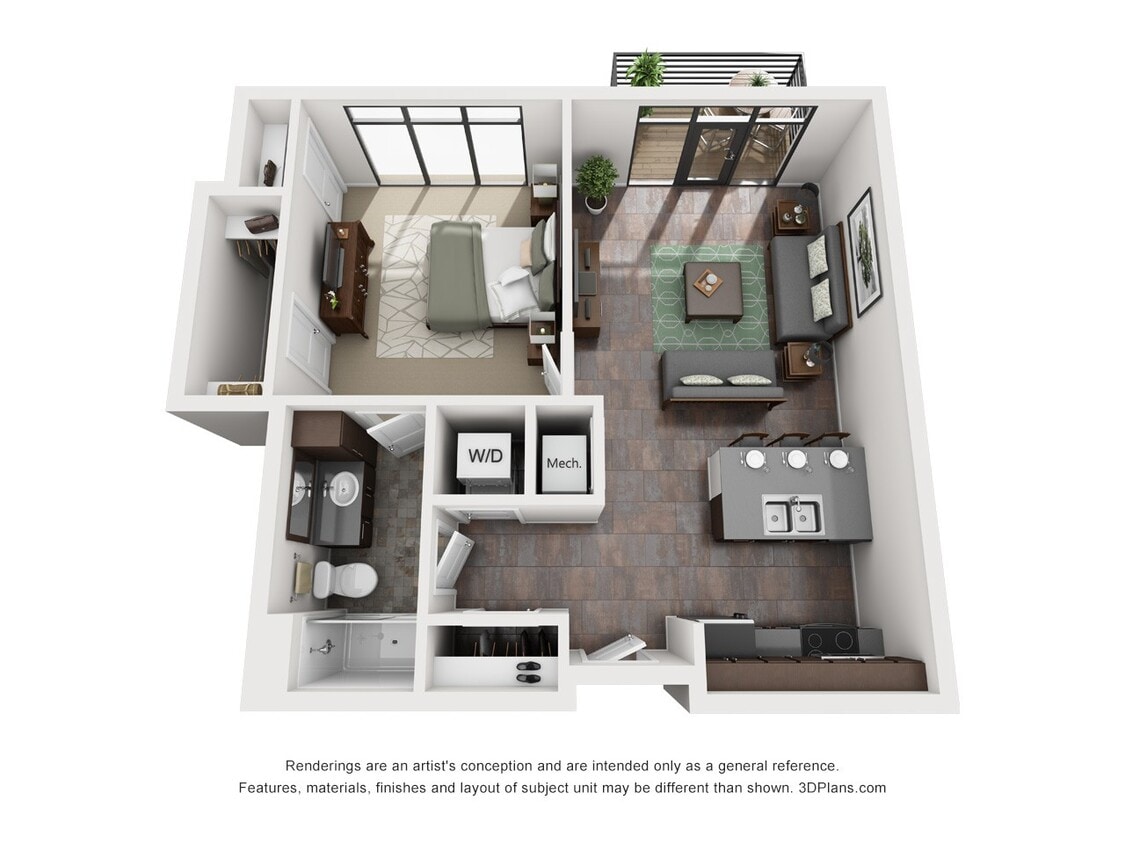 Floor Plan - 1E