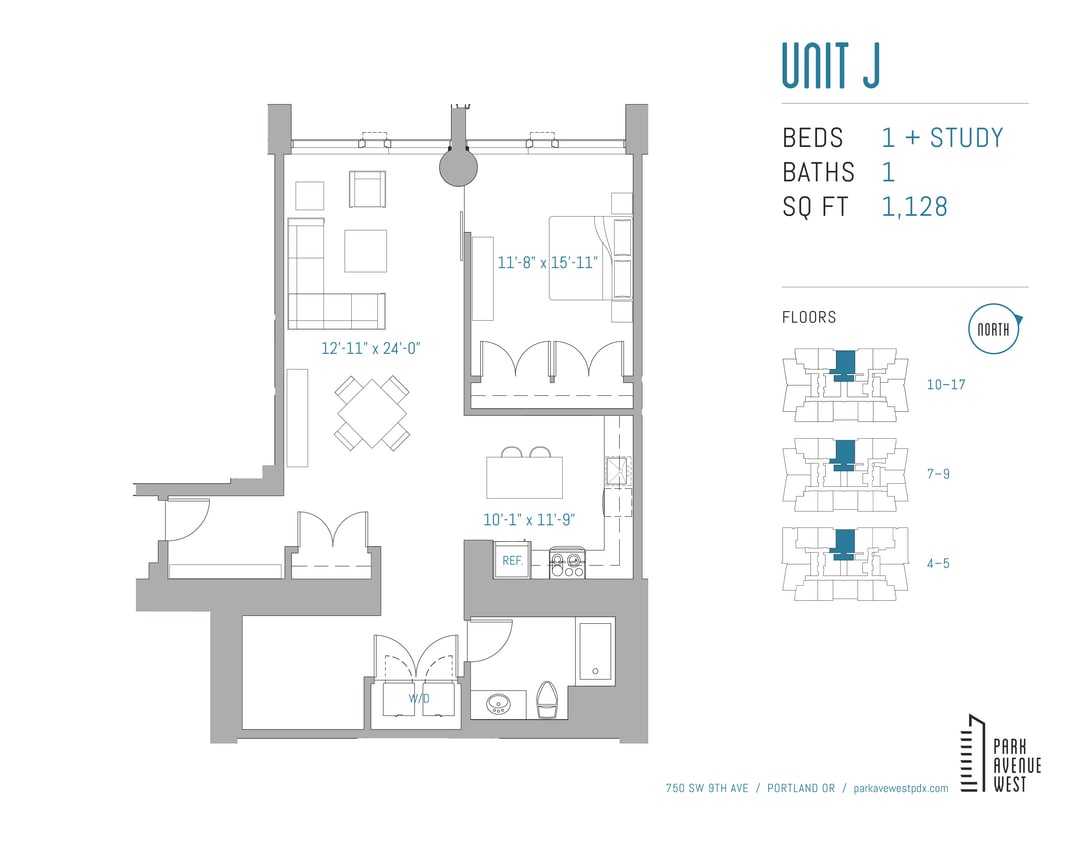 Floor Plan - Unit J