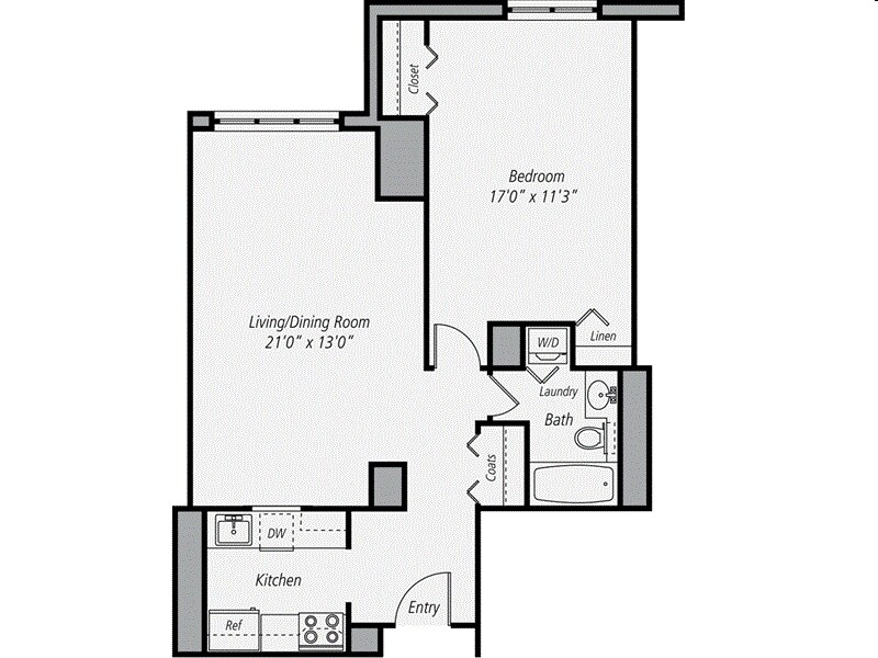 1BR/1BA - A6