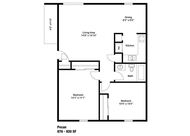 Floor Plan - Pecan / Cypress