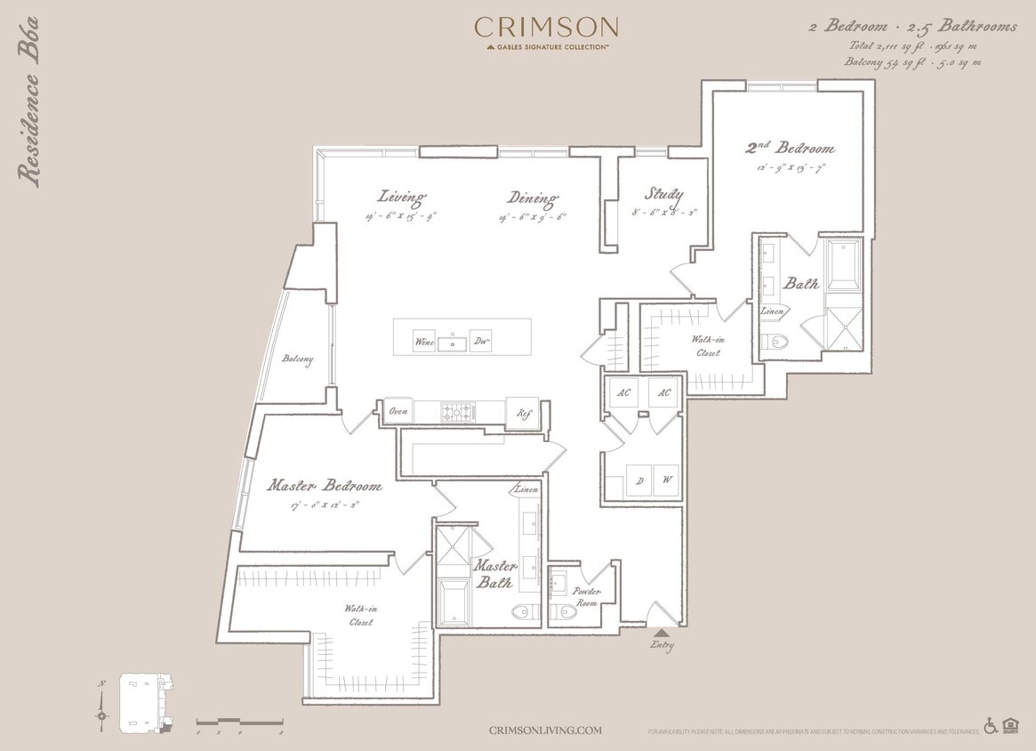 Floor Plan - Residence B6A with study