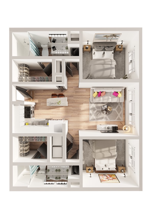 Legacy North - B2FC0 Floor Plan - B2F