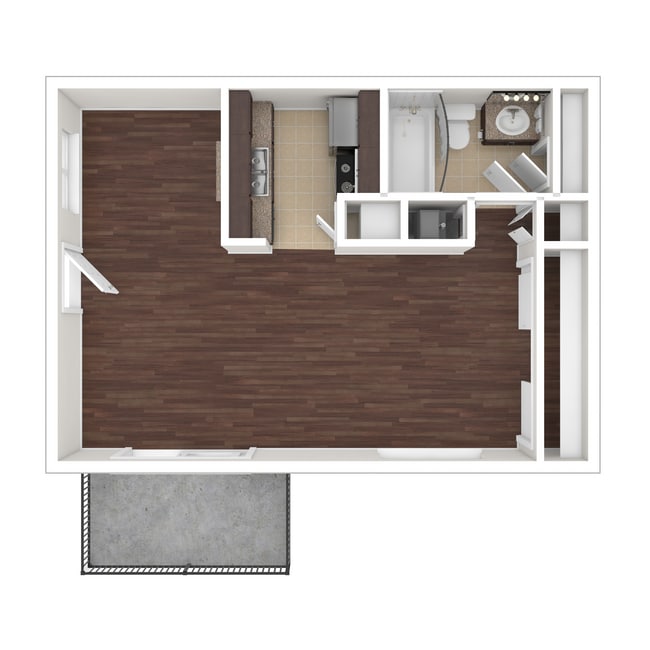 LandsEnd_1201MooreAve_II-4502746_3DU_1x1Efficiency_498sf_Print.jpg - Land's End Apartments