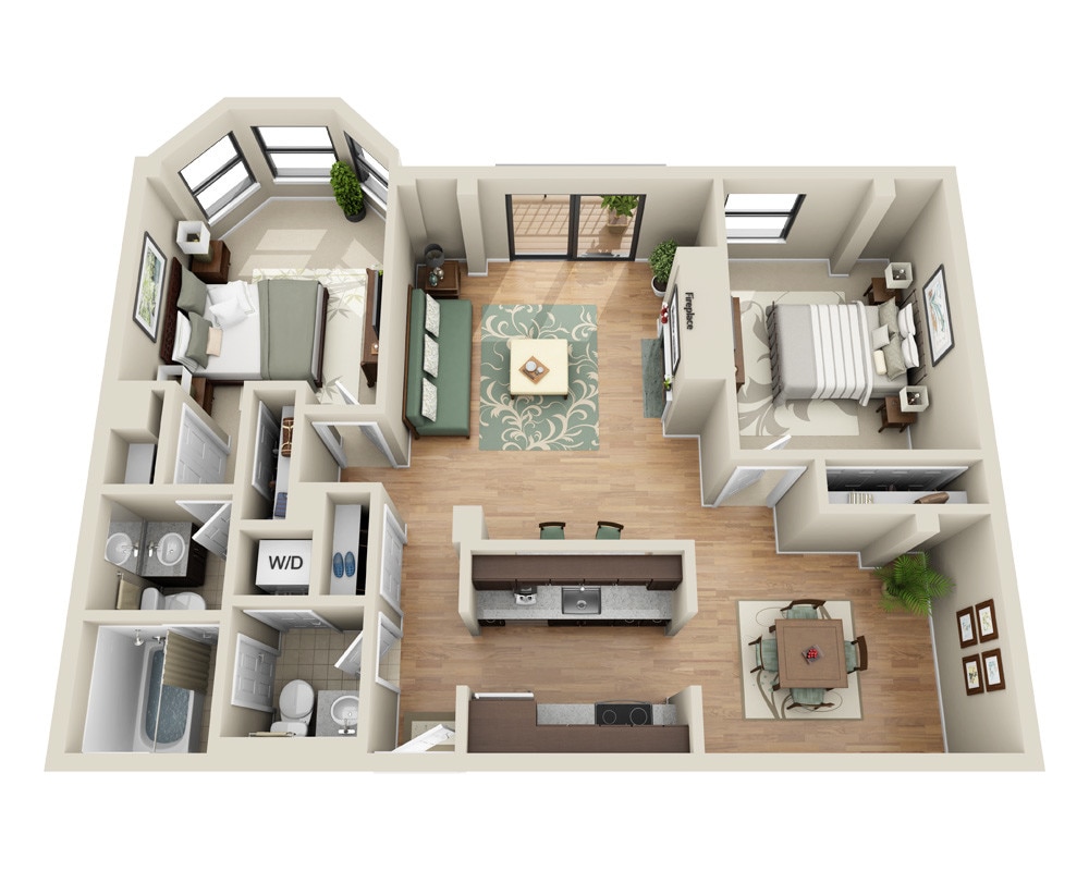 Floor Plan - 32 Garrison - B1.5C