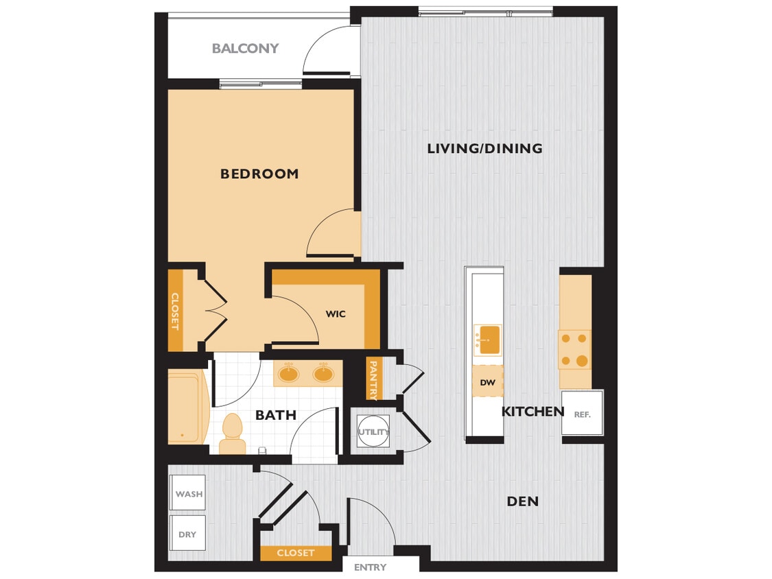 Floor Plan - A10 (With Den)