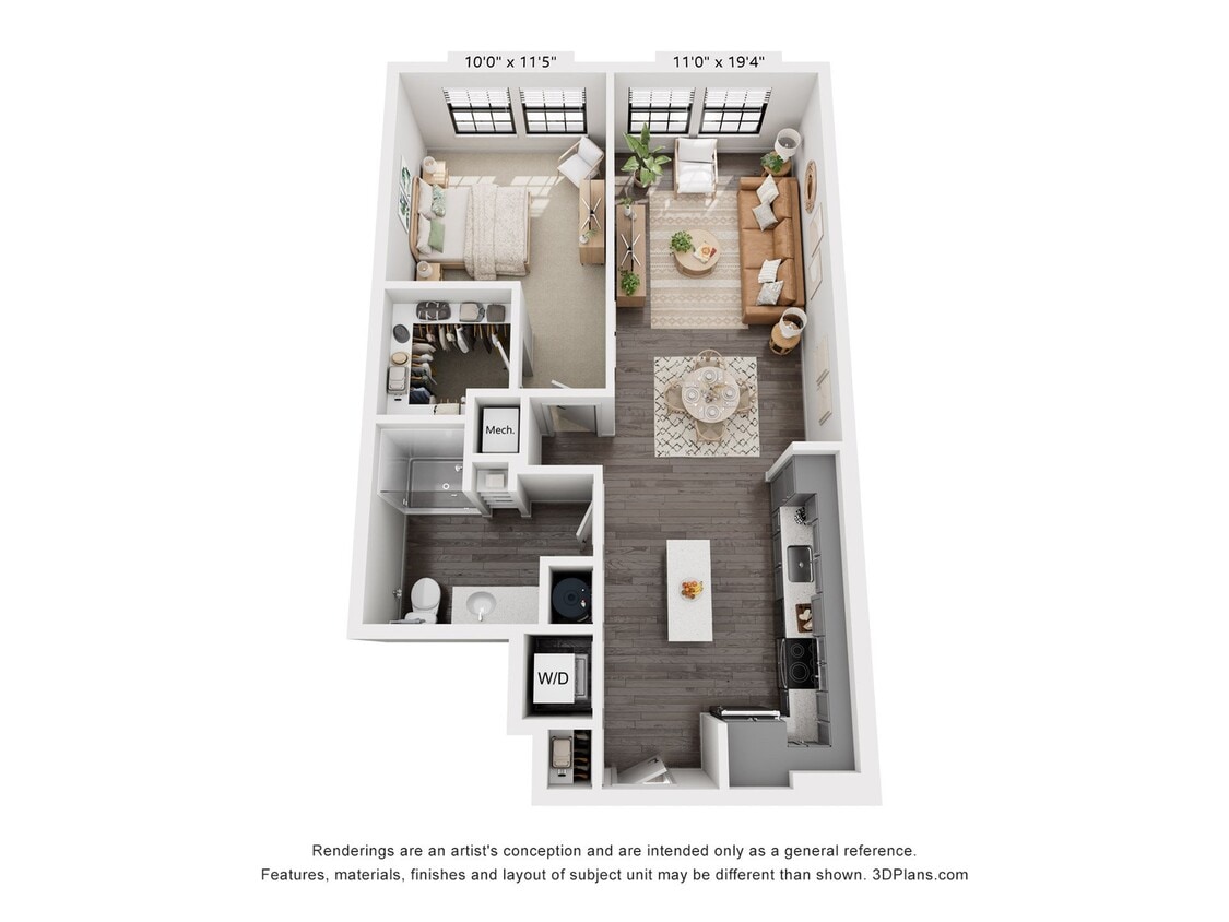 1-Bedroom 1-Bathroom | 725 sqft - 1-Bedroom 1-Bathroom | 725 sqft