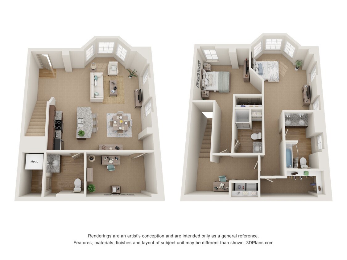Floor Plan - Union Townhome