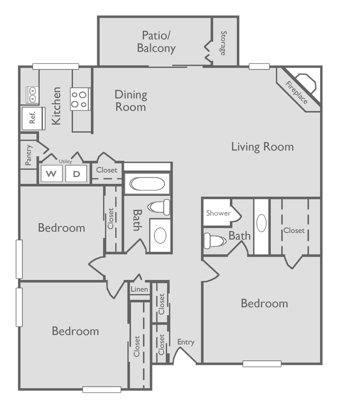 Floor Plan - Caroline
