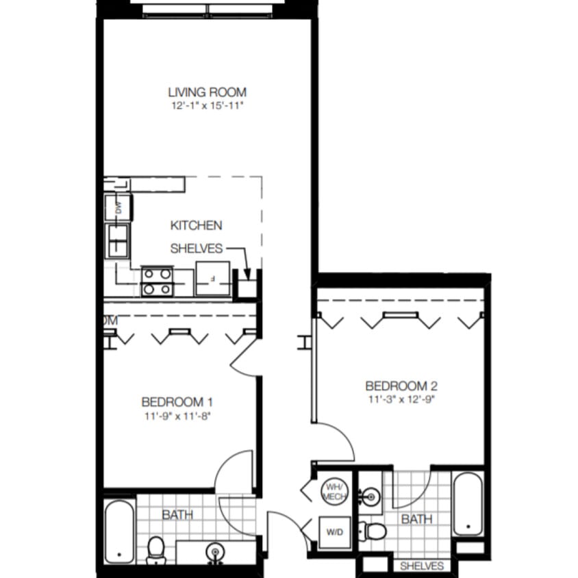 Floor Plan - UNIT 604B