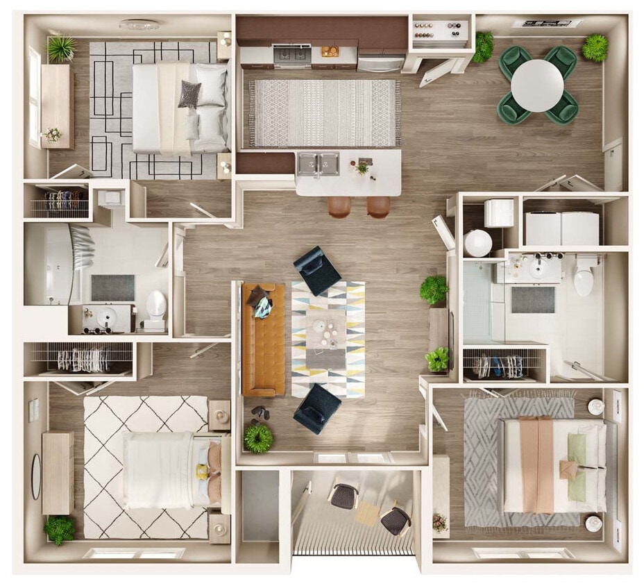 Floor Plan - 3 Bedroom