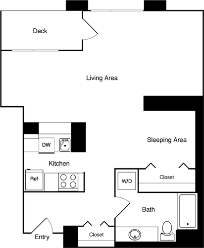 Floor Plan - Studio 325 SE