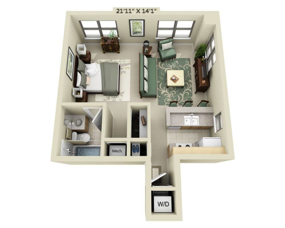 Floor Plan - E1A