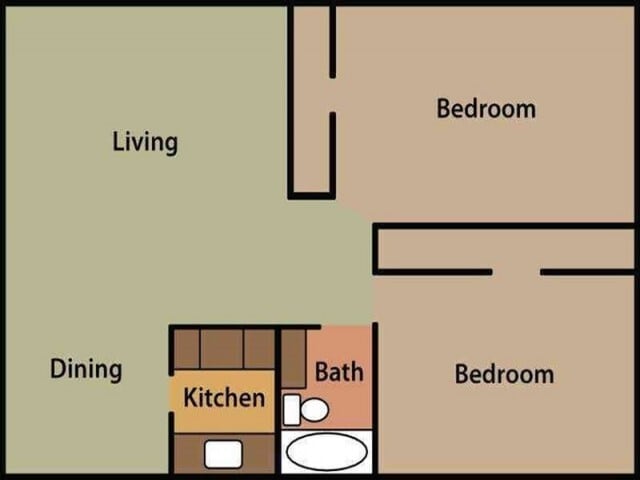 2 Bed - 2 Bed