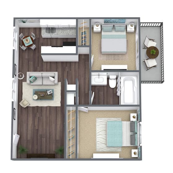 Floor Plan - 2B