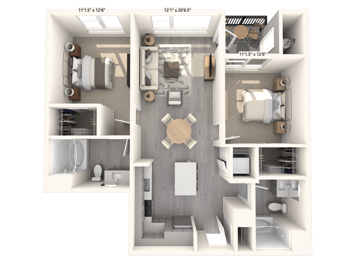 Floor Plan - B1-1043-2