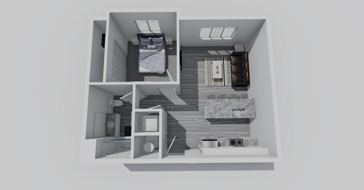 Floor Plan - One Bedroom