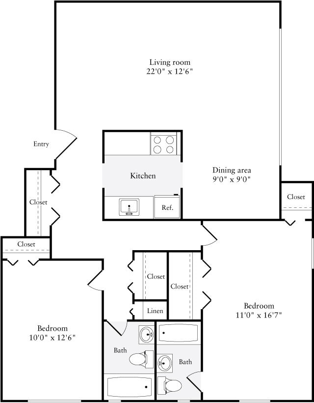 Floor Plan - 1100