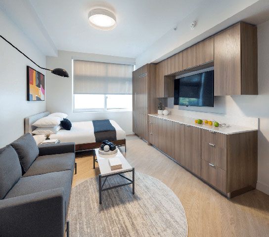 Floor Plan - Furnished Co-Living Studio Suite