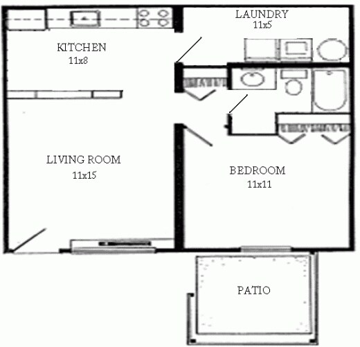 1BR/1BA - The Burrow