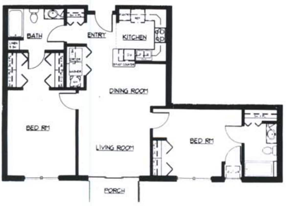 Floor Plan - C5 - 2X2