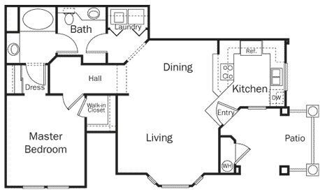 Floor Plan - 1 D R