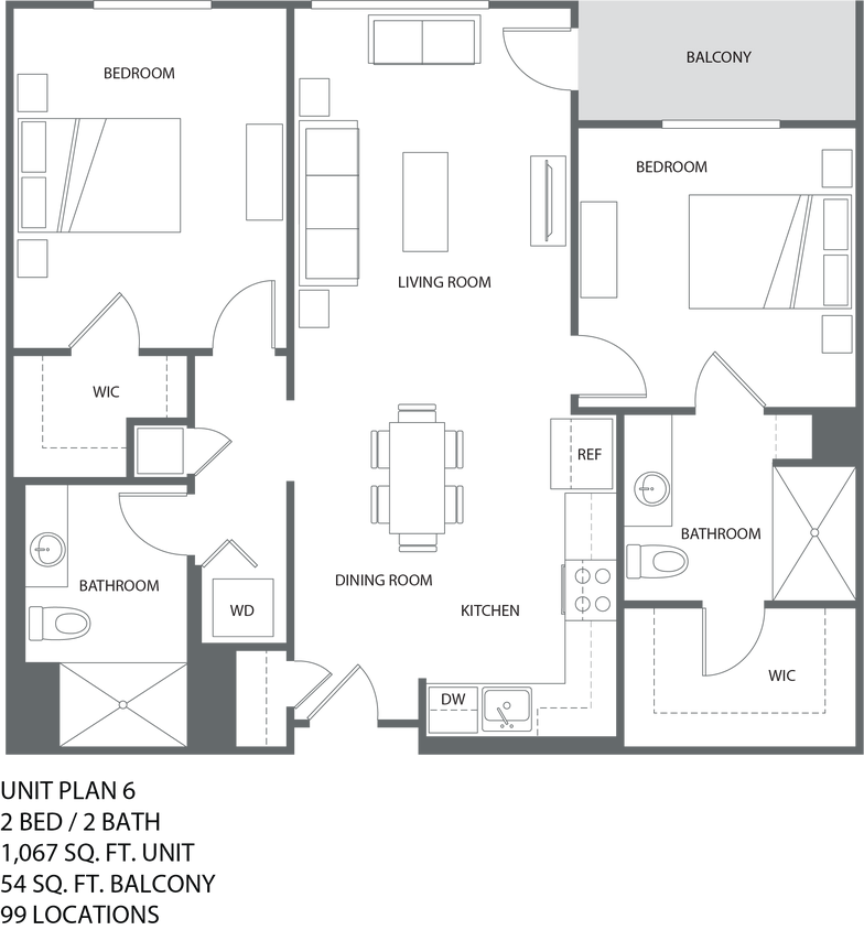 Floor Plan - 2B