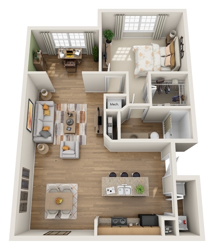 Floor Plan - The Sunflower