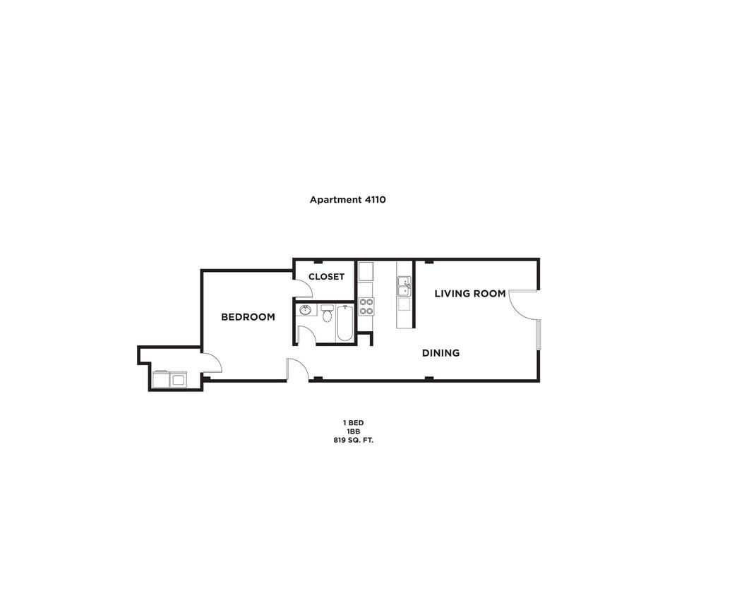 Floor Plan - 1BB