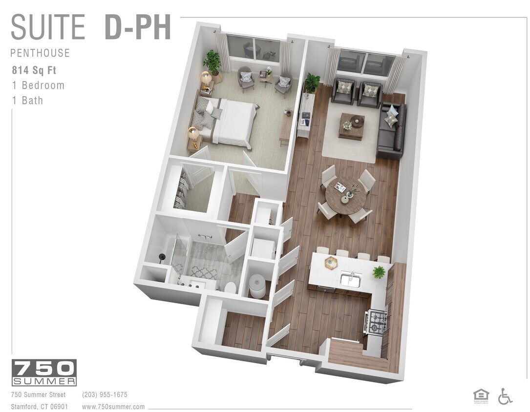 Floor Plan - Suite D (PH)