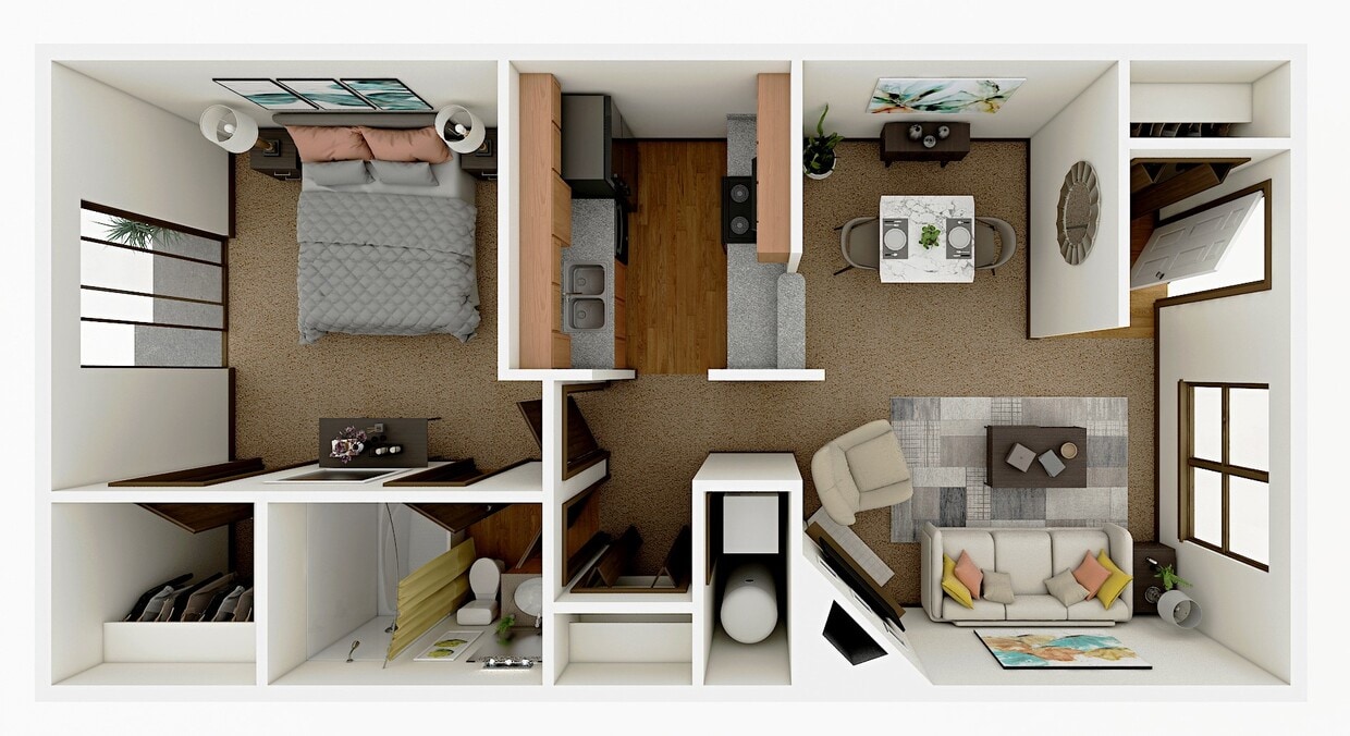 Floor Plan - 1BR/1BA_L