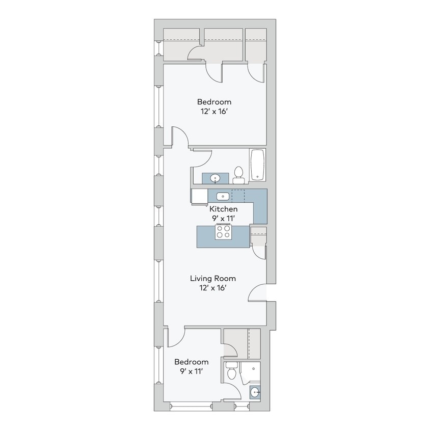 Floor Plan - 405-2bb