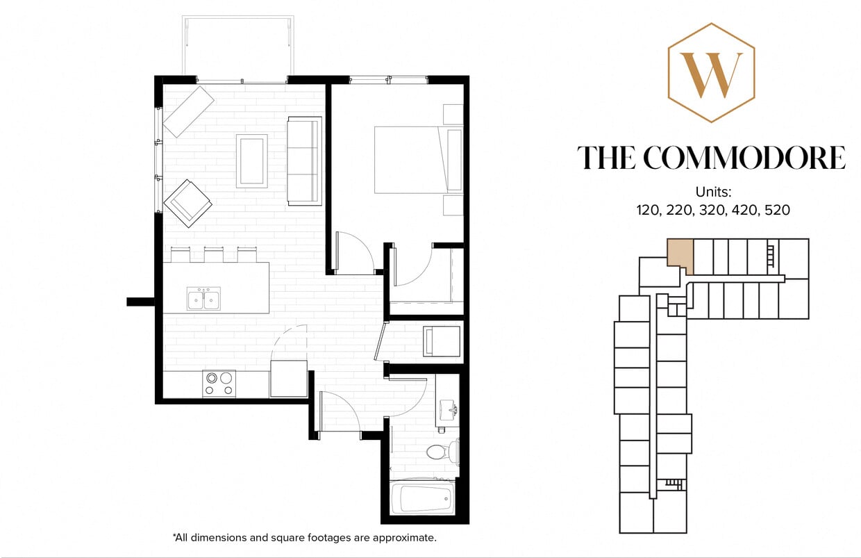 Floor Plan - The Commodore