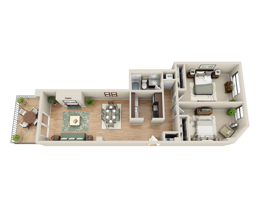 Floor Plan - 32 Garrison - B1M