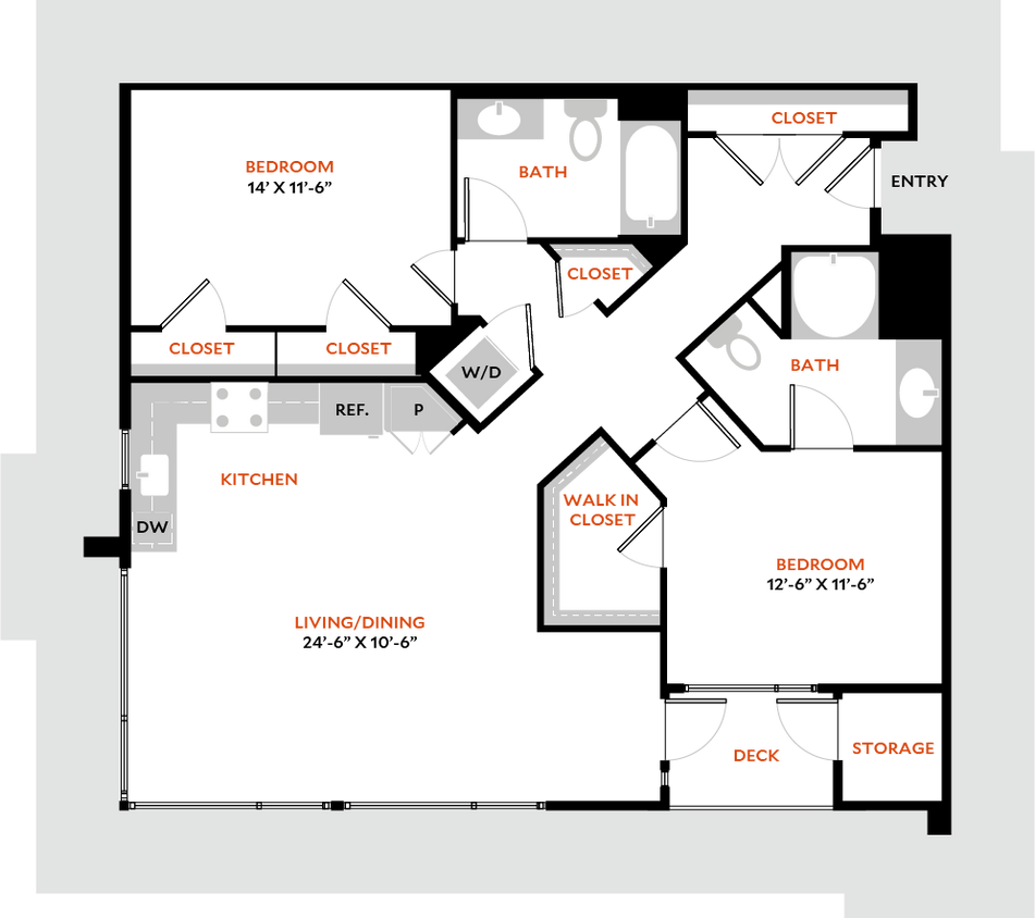 Floor Plan - Plan 2E