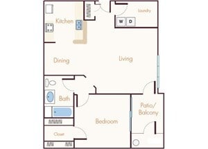 Floor Plan - Hillside Affordable