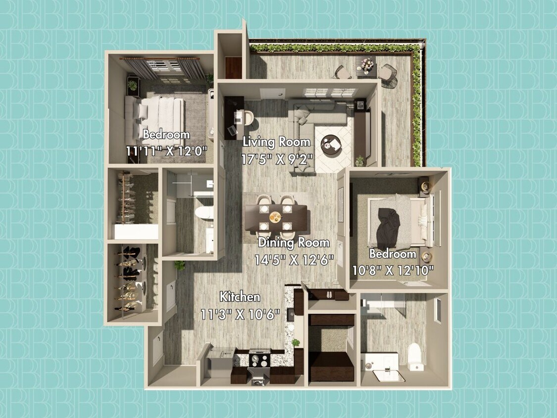 Floor Plan - The Palmero