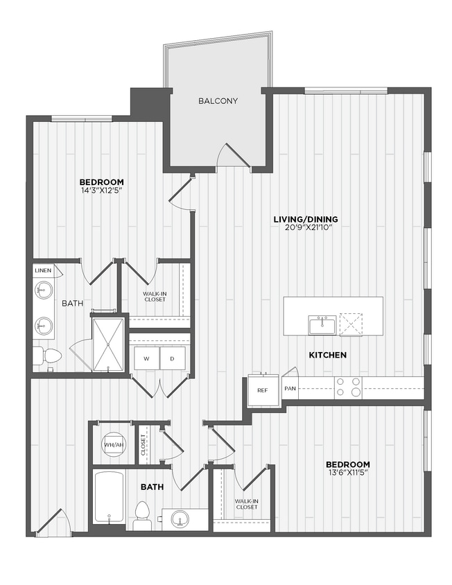 Floor Plan - B3M2