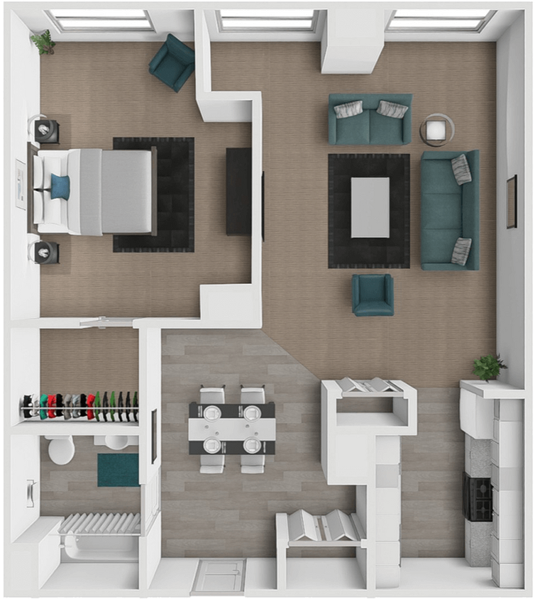 Floor Plan - The Gable