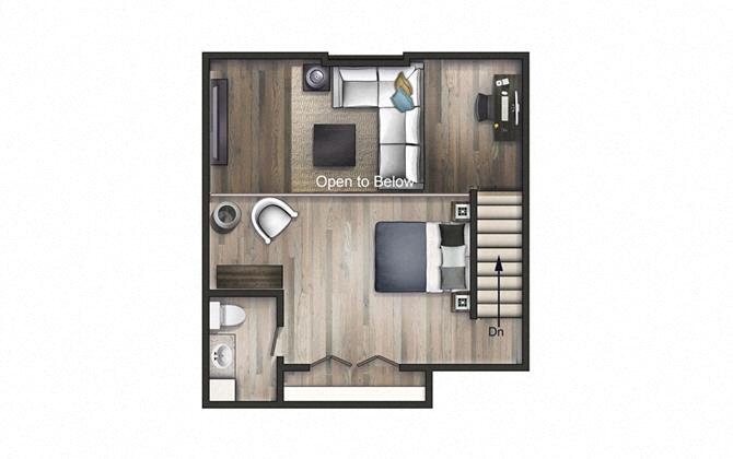 Floor Plan - The Neutra II Newly Renovated