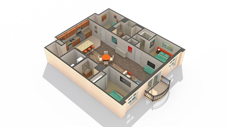 Floor Plan - Schindler w/ Den