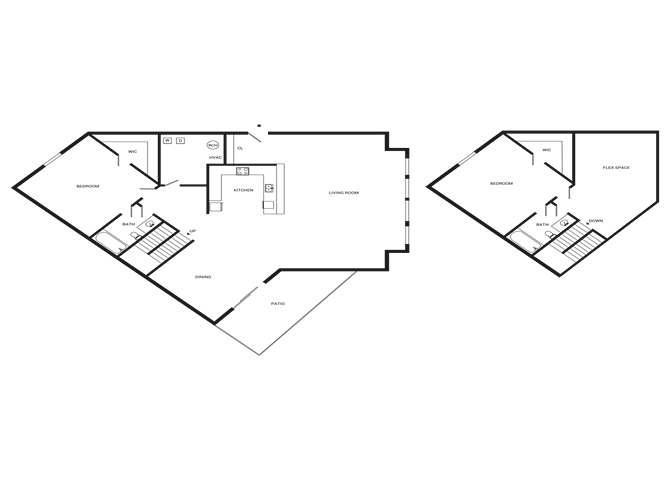 Floor Plan - Gym Townhome & Loft