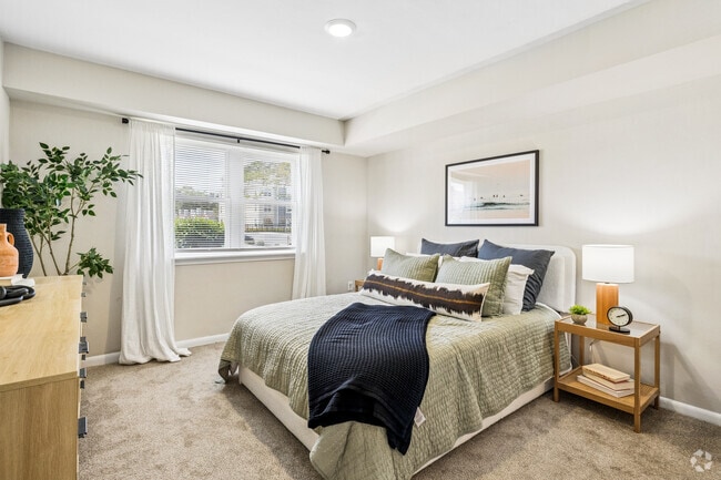 A3-V - 1BR, 1BA - 558SF - Bedroom - Attain at Chic's Beach