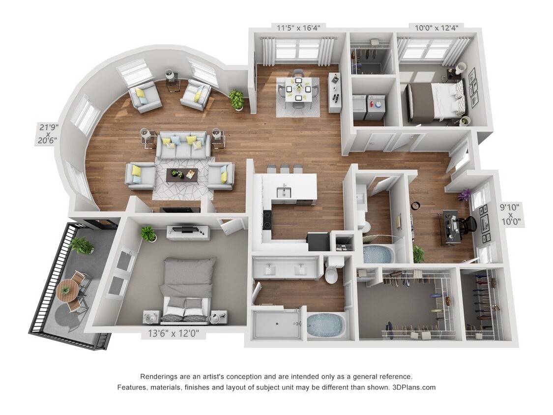Floor Plan - Arbor Hills 2B5