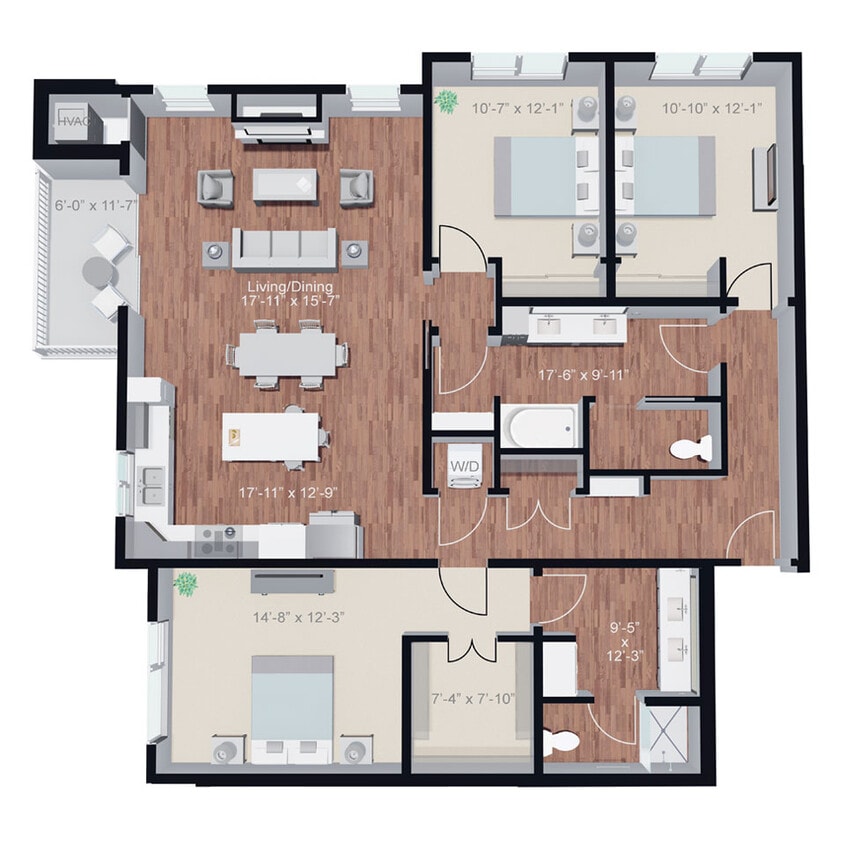 Floor Plan - Vermilion